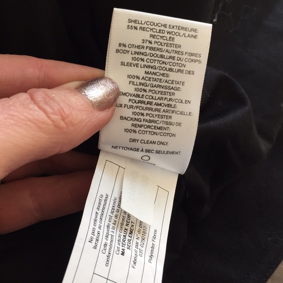 NWT Express bomber style pea coat - Picture 8 of 8